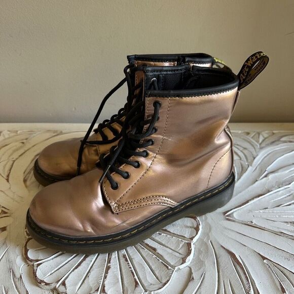 Dr Martens air wear rose gold combat boot size 5 - Picture 1 of 9